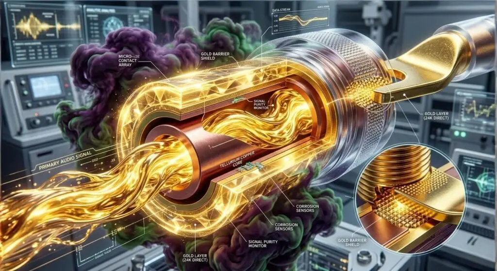 gold binding post terminal